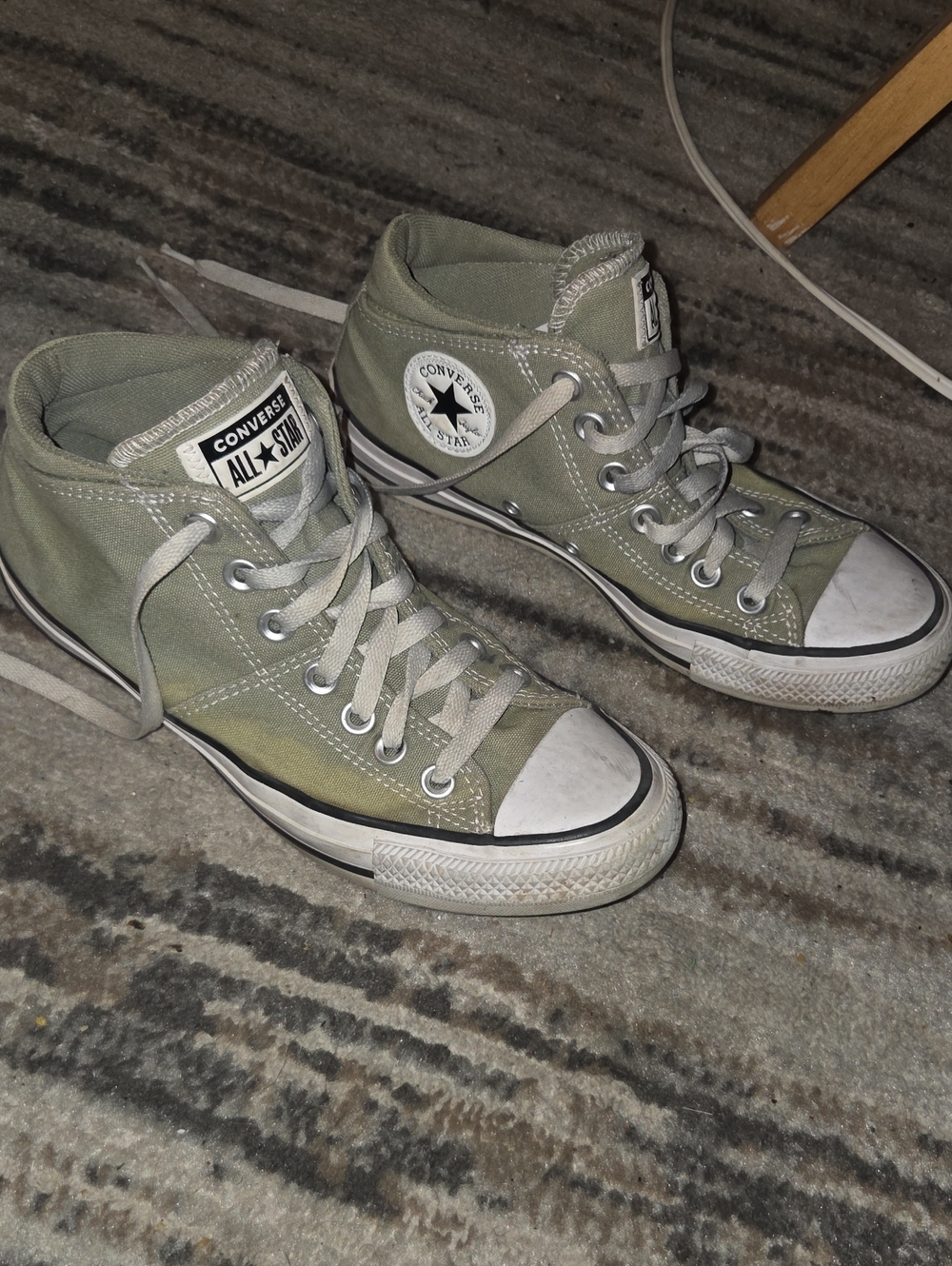 Converse All Star High Top Sneakers - Olive